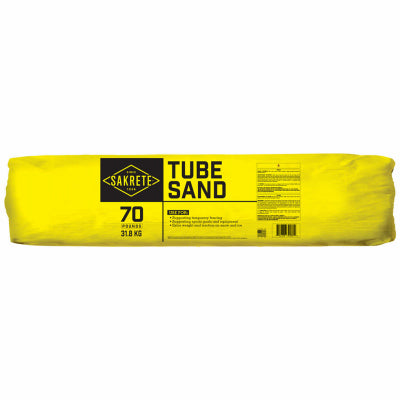 Arena para tubos, 70 libras.