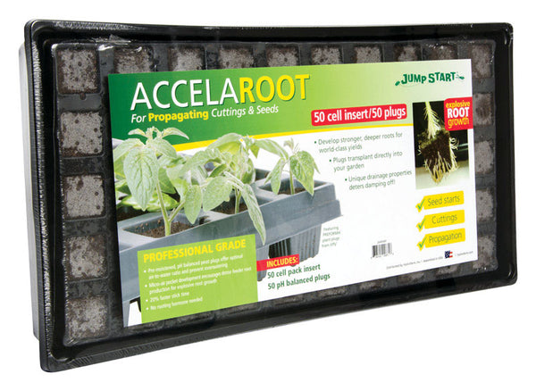 Inserto y tapones de arranque Hydrofarm Jump Start Accelaroot