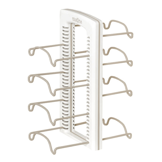 YouCopia 11.4 in.   H X 5.4 in.   W X 8.3 in.   L White Mountable Wrap Rack