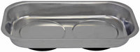 Stainless-Steel Magnetic Parts Tray, 5-1/2 x 9-1/2-Inch
