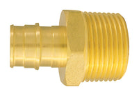 Apollo Expansion PEX / Pex A 3/4 in. PEX  T X 1 in. D MPT  Brass Male Adapter