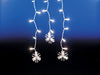 Celebrations  Incandescent  Clear/Warm White  100 count Icicle  Christmas Lights  3 ft.