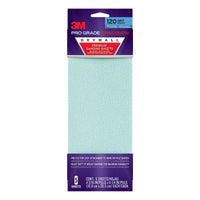 3M Pro Grade Precision 11-1/4 in. L X 4-3/16 in. W 120 Grit Aluminum Oxide Drywall Sanding Sheet 5 p