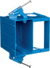 Carlon 20.5 cu in Rectangle PVC 2 gang Outlet Box Blue