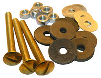 Toilet Tank-to-Bowl Kit, Brass, 5/16  3-In. (Pack of 6)