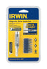 Irwin Phillips/Slotted/Square Drive Guide Bit Set S2 Tool Steel 7 pc