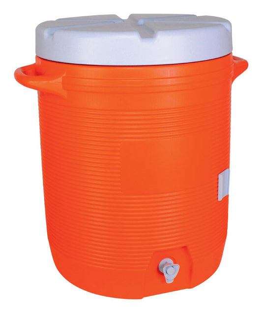 Rubbermaid Orange/White 10 gal Water Cooler