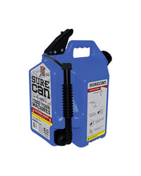 SureCan Child Proof Cap Plastic Kerosene Can 5 gal