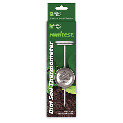 Luster Leaf Rapitest Soil Thermometer Stainless Steel Silver