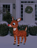 Product Works Window Decoration Rudolf The Red Nose Reindeer Red 3d 26"