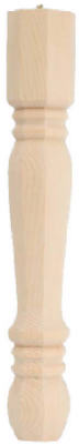 Waddell 6 in. H Traditional Pine Table Leg