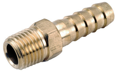 Pipe Fittings, Barb Insert, Lead-Free Brass, 1/8 x 1/8-In. MPT (Pack of 5)
