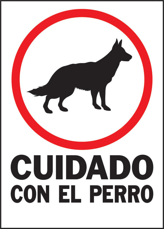 Hy-Ko Spanish White Informational Sign 14 in. H x 10 in. W (Pack of 10)