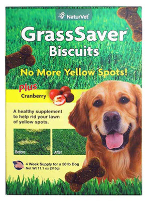 Dog Treats, Grass Saver Biscuits, 11-oz.