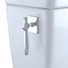 TOTO®WASHLET+® Aimes One-Piece Elongated 1.28 GPF Toilet and WASHLET C2 Bidet Seat, Cotton White - MW6263074CEFG#01