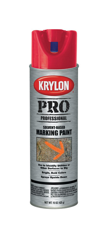 Krylon Pro Red Field Marker Line 15 oz. (Pack of 6)