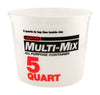Leaktite Clear 5 qt Multi-Mix Container