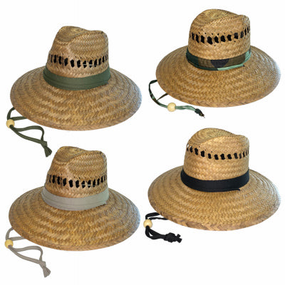 Men's Safari Straw Hat (Pack of 12)
