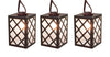 Living Accents  C7  Brown Lantern  Light Set  Clear  9 ft. 10 lights