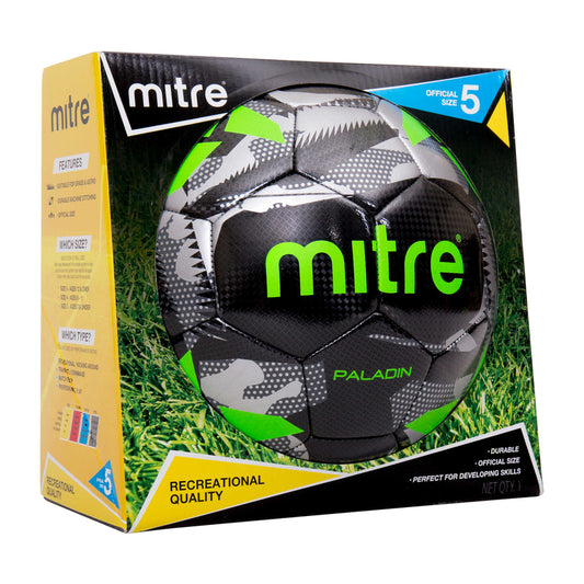 Mitre Attack Assorted Colors PVC Soccer Ball #5 for Recommended Age 13+ Year
