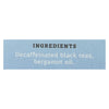 Stash Tea Black Tea - Earl Grey Decaf - Case of 6 - 18 Bags