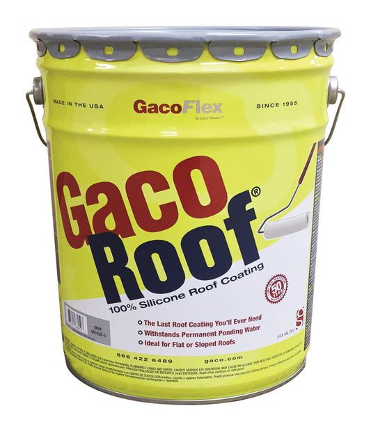 GacoFlex Gray Silicone Roof Coating 5 gal