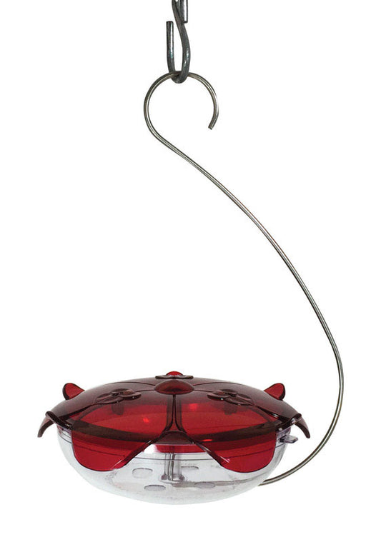 Droll Yankees Ruby Sipper Hummingbird 5 oz. Polycarbonate Nectar Feeder 3 ports (Pack of 6)
