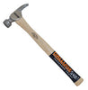 Vaughan Dalluge 21 oz Milled Face Straight Framing Hammer 17 in. Hickory Handle