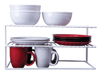 Shelf Org 2 Tier Wht