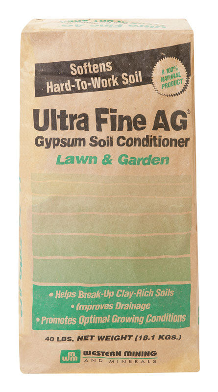 Western Mining and Minerals Organic Lawn and Garden Gypsum 40 lb