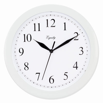 La Crosse Technology 10 in. L X 10 in. W Indoor Classic Analog Wall Clock Plastic White