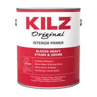 KILZ Original White Flat Oil-Based Primer 1 gal. (Pack of 4)