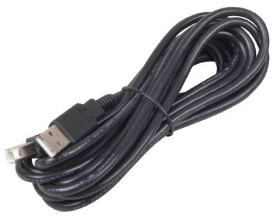 6-Ft. Black USB 2.0 A to B cable