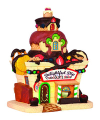 Lemax  Sugar N Spice  Multicolor  Delightful Dip Chocolate Shop  Christmas Decor