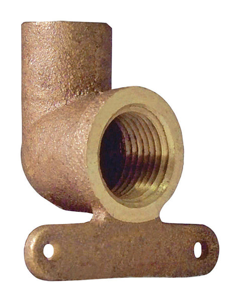 Elkhart 1/2 in. Sweat x 1/2 in. Dia. FPT Brass Drop Ear Elbow (Pack of 10)
