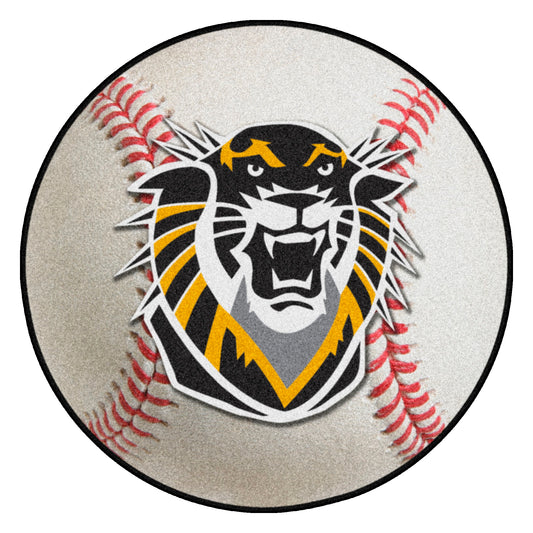 Fort Hays State University Baseball Rug - 27in. Diameter