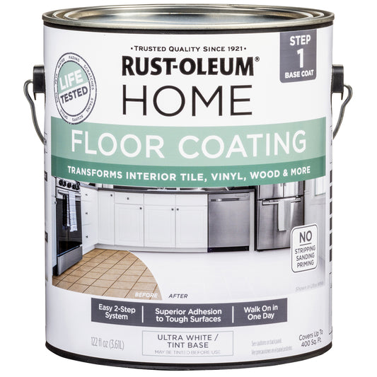 Rust-Oleum Home Ultra White Floor Paint 1 gal (Pack of 2)