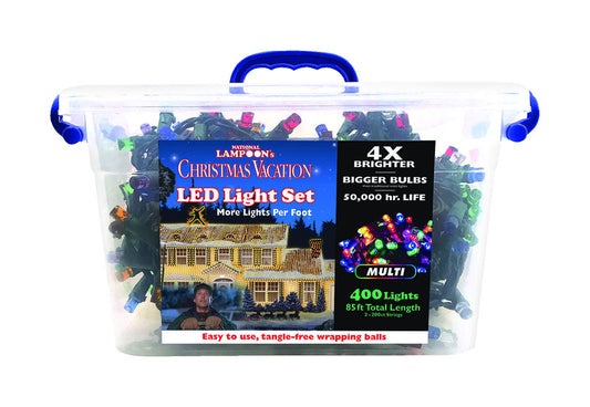 National Lampoon's Multicolored Micro/5mm Plug-in LED Commercial Light Set 66.31 L ft.