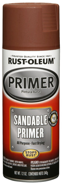 Rustoleum Automotive 249419 12 Oz Red Automotive Sandable Primer Spray (Pack of 6)