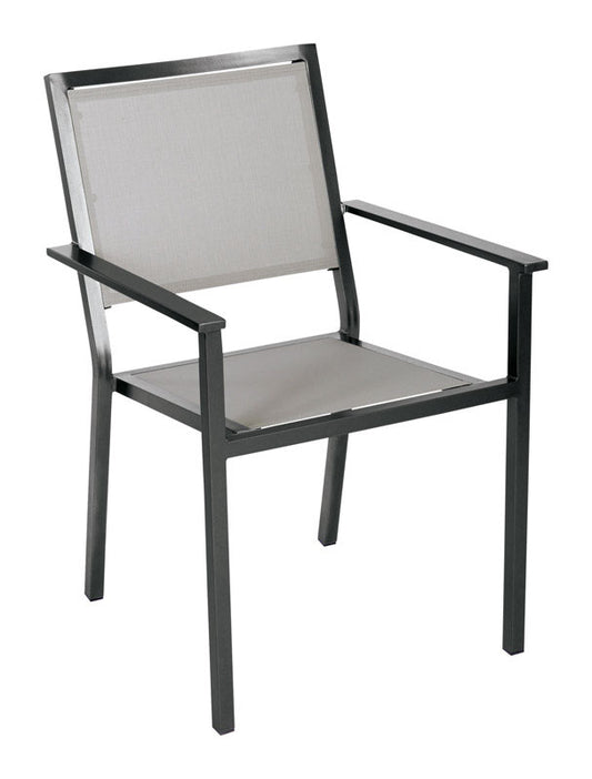 Living Accents  Black  Aluminum Frame Sling  Chair