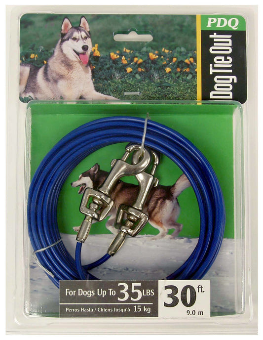 Boss Pet Q2330 000 99 30' Medium Dog Cable Tie-Out