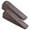 Softtouch 1 in. W X 4 in. L Plastic Brown Door Stop Mounts to floor