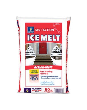 Morton Salt Salt And Calcium Blend Melts To -15 F 50 Lbs.