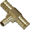 SharkBite 1/2 in. PEX X 3/8 in. D PEX Brass Reducing Tee