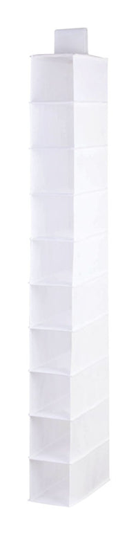 Honey Can Do  54 in. H x 12 in. W x 6 in. L Poly Cotton  Hanging Vertical Closet Organizer  1 pk