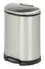 Honey-Can-Do 13.2 gal Silver Stainless Steel Step-On Trash Can
