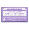 Dr. Bronner's Organic Lavender Scent Pure-Castile Bar Soap 5 oz (Pack of 12).