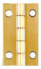 National Hardware 1-1/2 in. W X 7/8 in. L Brass Narrow Hinge 1 pk