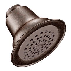 Oil rubbed bronze one-function 3-1/2" diameter spray head eco-performance showerhead