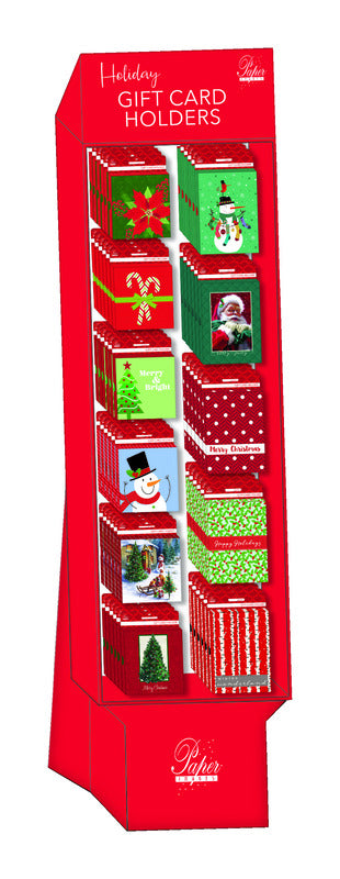 Expressive Design Group Assorted Christmas Gift Card Holder (Pack of 66)